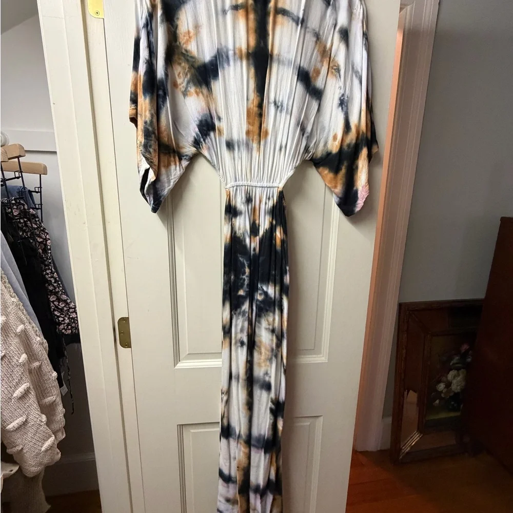 Young Fabulous & Broke Multicolor Tie-Dye Maxi Dress - Picture 4 of 4